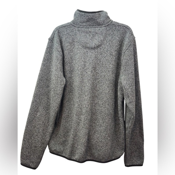L.L. Bean Heathered Gray Pullover fleece - Picture 6 of 6